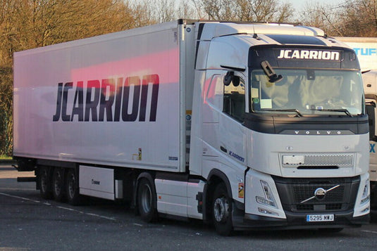 【予約】2026年発売予定 J. CARRION VOLVO FH エアロ グローブトロッター 4X2 冷凍トレーラー 3軸 トレーラー / WSI 1/50 建設機械模型 工事車両