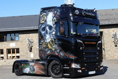 【予約】2026年発売予定 Fairexx SCANIA S HIGHLINE CS20H 4x2 German Supertrucks トラクタ / WSI 1/50 建設機械模型 工事車両
