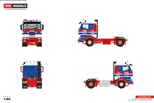 【予約】2026年発売予定 Scaniaスカニア 2 SERIES 4X2 Wetro / WSI 1/50 建設機械 模型