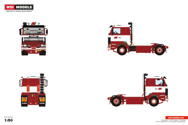ギャラリービューアに画像をロードする, 【予約】2026年発売予定 Scaniaスカニア 2 SERIES 4X2 トラック IAT Hacke / WSI 1/50 建設機械 模型
