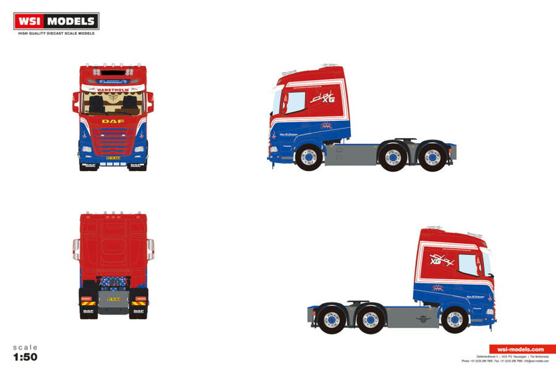 ギャラリービューアに画像をロードする, 【予約】2026年発売予定 DAF XG 6X2 TAG AXLE Jens H. Petersen / WSI 1/50 建設機械 模型
