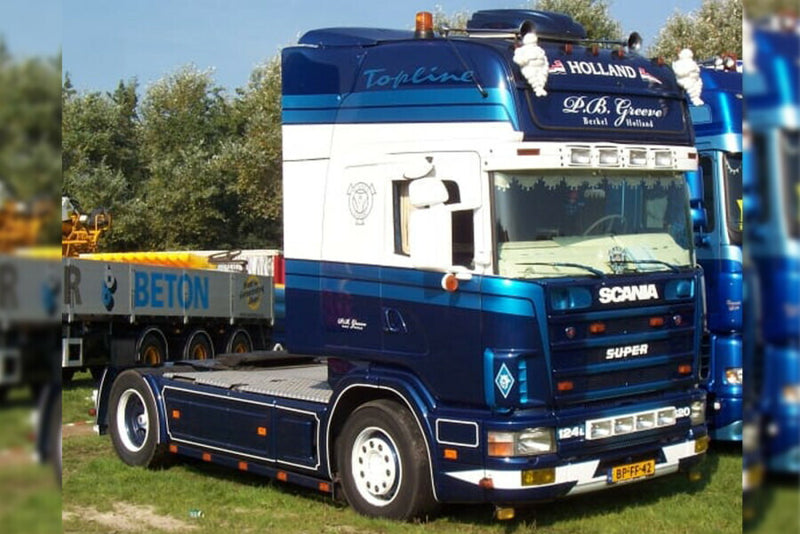 ギャラリービューアに画像をロードする, 【予約】2026年発売予定 Scaniaスカニア 4 SERIES TOPLINE 4X2 Tractorトラクター P.B. Greeve / WSI 1/50 建設機械 模型
