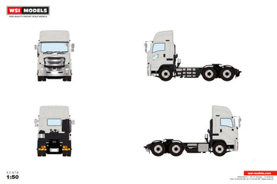 【予約】2026年発売予定 ISUZU GIGA フルキャブ ハイルーフ シルバー トラック / WSI 1/50 建設機械模型 工事車両