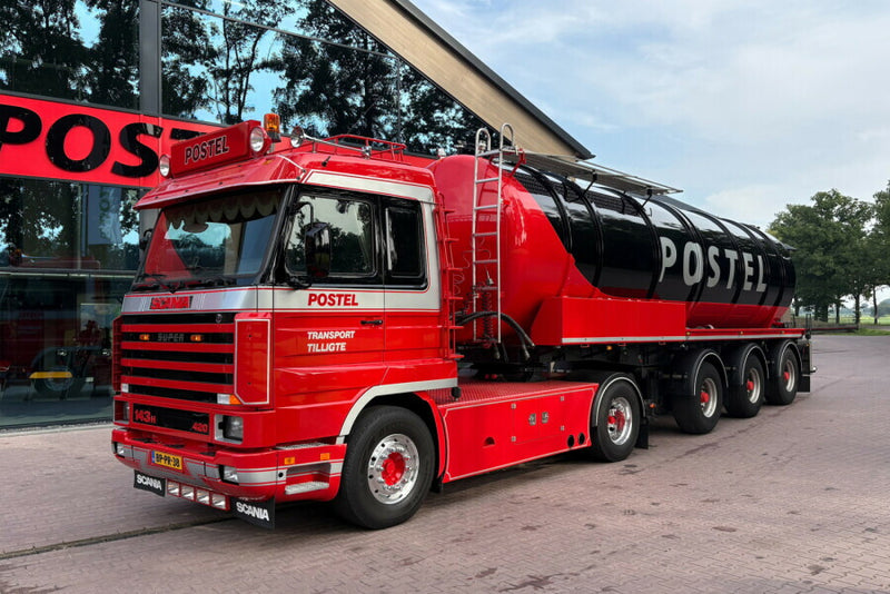 ギャラリービューアに画像をロードする, 【予約】2026年発売予定 Scaniaスカニア 3 SERIES STREAMLINE 4X2 バキュームタンクトレーラー 3 AXLE Postel Transport / WSI 1/50 建設機械 模型
