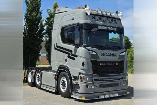 【予約】2026年発売予定 Scaniaスカニア R HIGHLINE CR20H 6X2 TWIN STEER Michielsen M / WSI 1/50 建設機械 模型