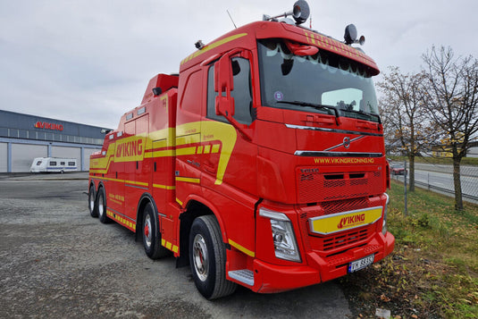 【予約】2026年発売予定 Viking Trondheim VOLVO FH4 SLEEPER CAB FALKOM 8X4 / WSI 1/50 ミニカー トラック模型