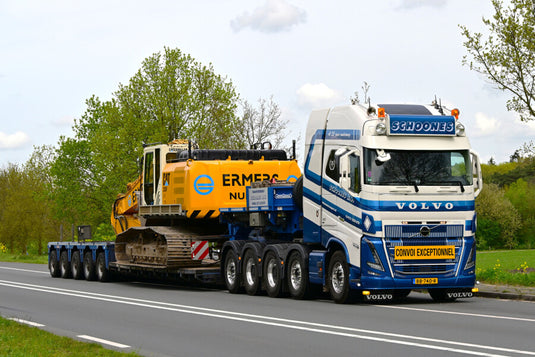 【予約】2026年発売予定 Schoones B.V. VOLVO FH5 MY2024 GLOBETROTTER XL 10X4 TAG AXLE LO / WSI 1/50 ミニカー トラック模型