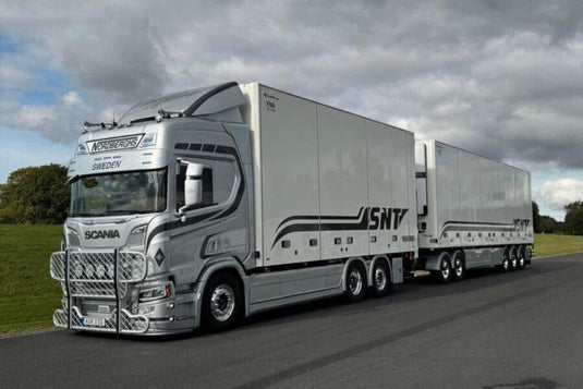 【予約】2026年発売予定 SNT transport SCANIA R HIGHLINE CR20H RIGED REEFER TRUCK RIGED / WSI 1/50 ミニカー トラック模型