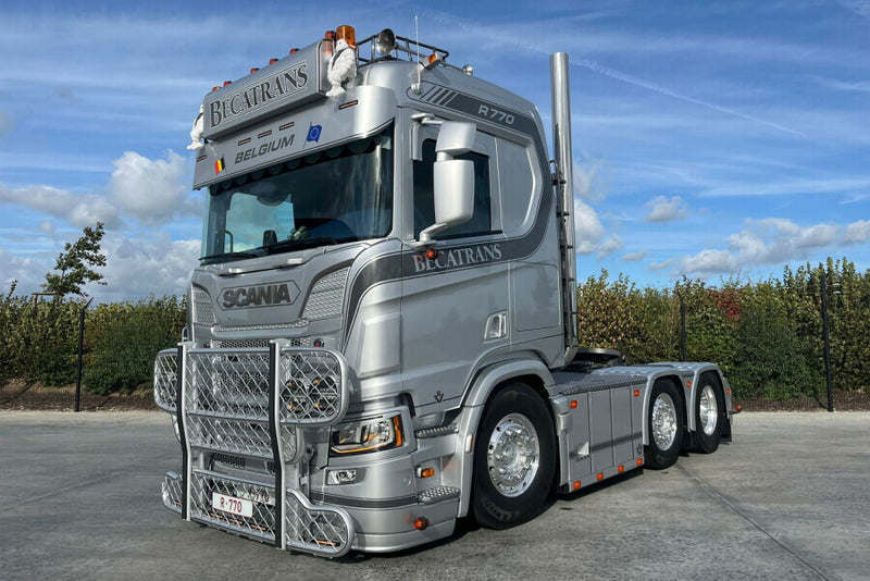 ギャラリービューアに画像をロードする, 【予約】2026年発売予定 Scaniaスカニア R NORMAL CR20N 6X2 TWIN STEER Becatrans / WSI 1/50 建設機械 模型
