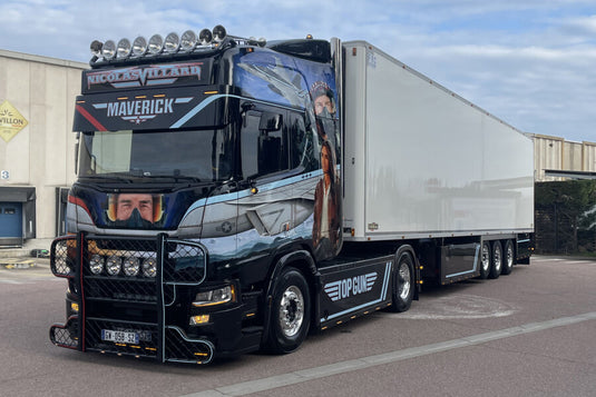 【予約】2026年発売予定 Nicolas Villard SCANIA R HIGHLINE CR20H 4X2 REEFER TRAILER 3 AX / WSI 1/50 ミニカー トラック模型