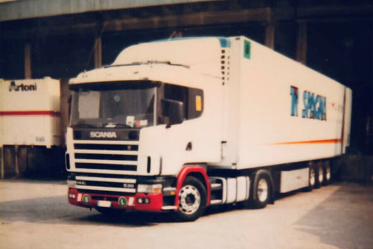 【予約】2026年発売予定 Tirspagna SCANIA 4 SERIES FLAT ROOF 4X2 REEFER TRAILER 3 AXLE / WSI 1/50 ミニカー トラック模型