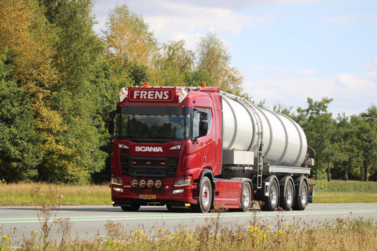【予約】2026年発売予定 Frens SCANIA R NORMAL CR20N 4X2 VACUUM TANK TRAILER 3 AXLE / WSI 1/50 ミニカー トラック模型