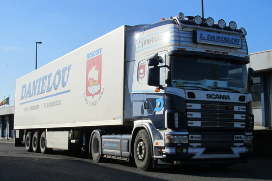 【予約】2026年発売予定 Danielou SCANIA 4 SERIES TOPLINE 4X2 REEFER TRAILER 3 AXLE / WSI 1/50 ミニカー トラック模型