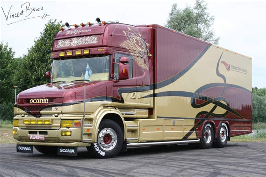 【予約】2026年発売予定 Koen Hendrickx SCANIA 4 SERIES TORPEDO TOPLINE RIGED BOX TRUCK / WSI 1/50 ミニカー トラック模型