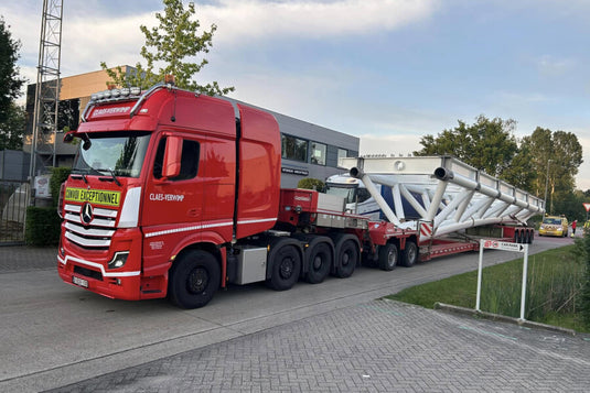 【予約】2026年発売予定 Claes Verwimp MERCEDES BENZ ACTROS MP5 SLT GIGA SPACE 8X4 LOW L / WSI 1/50 ミニカー トラック模型
