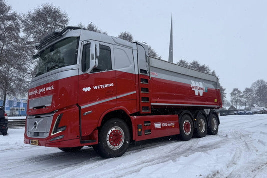 【予約】2026年発売予定 Wetering VOLVO FH AERO SLEEPER CAB ELECTRIC TIPPER TRUCK 8X4 / WSI 1/50 ミニカー トラック模型