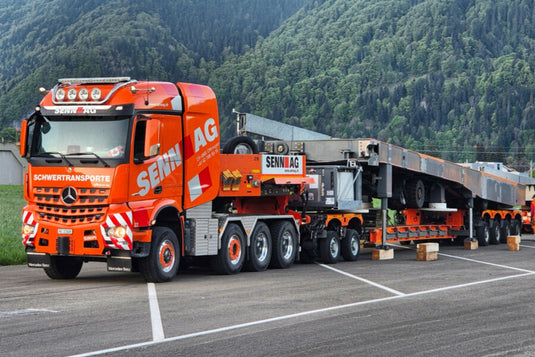 【予約】2026年発売予定 Senn AG MERCEDES BENZ AROCS MP4 2.300MM STREAM SPACE 8X6 LOW LO / WSI 1/50 ミニカー トラック模型