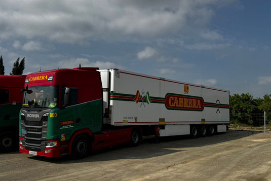 【予約】2027年発売予定 Transportes Cabrera SCANIA S HIGHLINE CS20H 4X2 REEFER TRAILER / WSI 1/50 ミニカー トラック模型