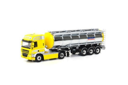 DAF CF 85 SC 4x2 タンカートレーラー DAF / WSI 1/50 建設機械模型 工事車両