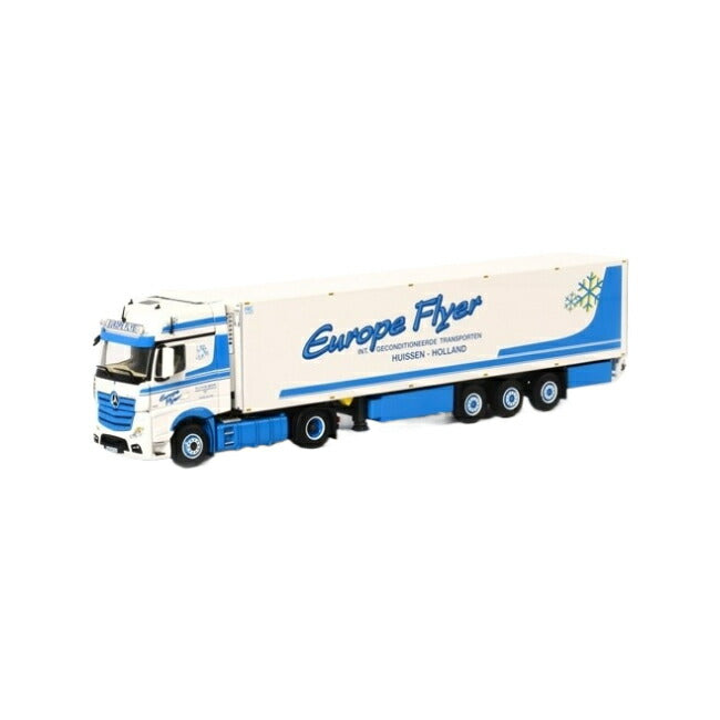 Europe Flyer Mercedes Benz Actros Giga Space Reefer Trailer Thermoking  トレーラー / WSI 1/50 建設機械模型 工事車両