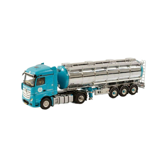 Van Opdorp Transportgroep Mercedes Benz Actros MP5 Stream Space 4x2 tanker semitrailer  トレーラー / WSI 1/50 建設機械模型 工事車両