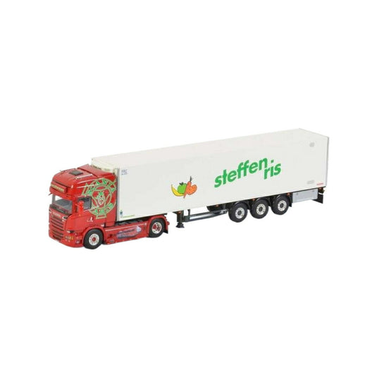 Br?gger Transporte Scania Streamline Topline 4x2 reefer semitrailer 3axle  トレーラー / WSI 1/50 建設機械模型 工事車両