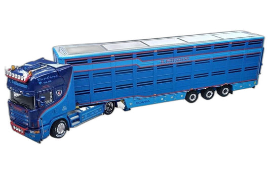 H. Peitzmann Scania R4 Topline 4x2 ライブ/ WSI 1/50  建設機械模型 ミニカー