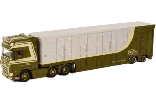 DAF XF スーパースペースキャブ 6x2  トラック / WSI 1/50 建設機械模型 工事車両