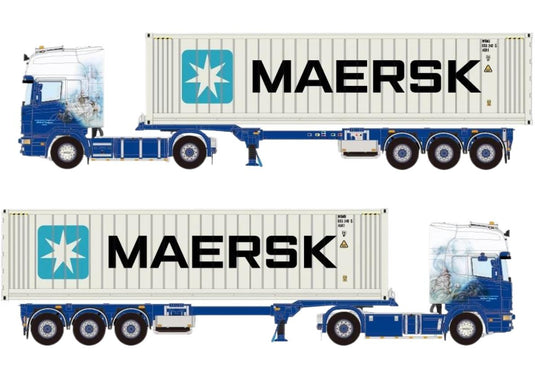 Wilbert Kuijpers Scania 4シリーズ トップライン 4x2 トラクタヘッド / WSI 1/50 建設機械模型 工事車両