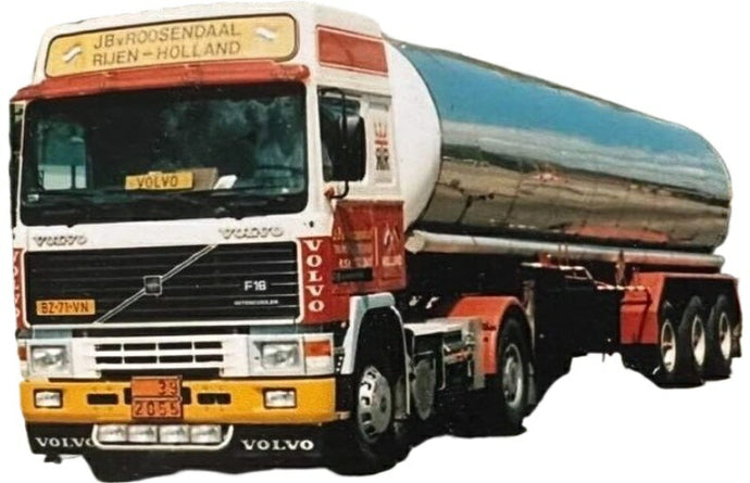 JB van Roosendaal Rijen Volvo F16 Globetrotter タンカーセミトレーラー / WSI 1/50 建設機械模型 工事車両