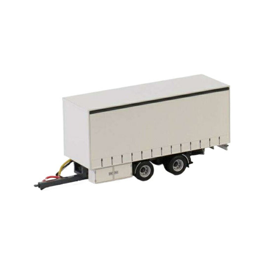 Models White Line カーテンサイドトレーラー 2軸 / WSI 1/50 建設機械模型 工事車両