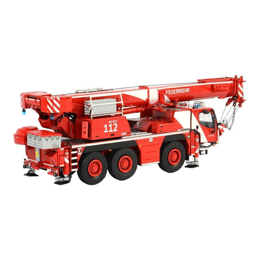 リープヘル Liebherr LTM1050 3.1 モバイルクレーン ベルリン消防局仕様 / WSI 1/50 ミニカー 建設機械模型 工事車両