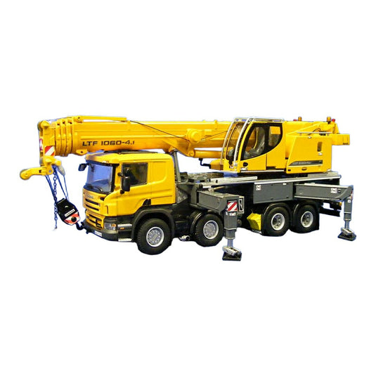 リープヘル Liebherr LTF 1060 4.1 モバイルクレーン / WSI 1/50 ミニカー 建設機械模型 工事車両
