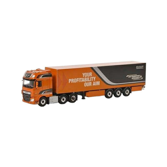 DAF XF Super Space cab box trailerボックストレーラー トラック 模型 /WSI 1/50