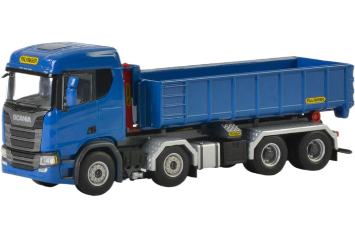 Palfinger Scania R CR20N ハーケンリフトコンテナ 15m3 / WSI 1/50 建設機械模型 工事車両
