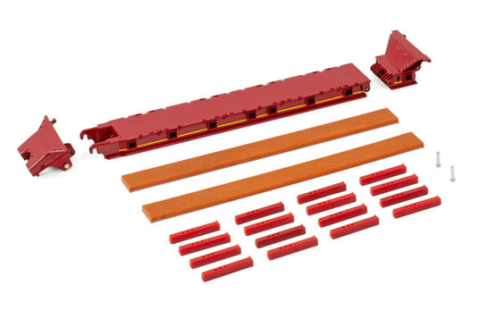 PREMIUM LINE SCHEUERLE INTER COMBI SET PARTS: SPINE BED RED /WSI 1/50 建設機械模型 工事車両