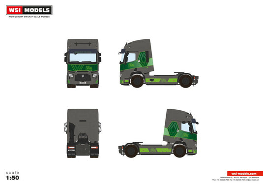 【予約】PREMIUM LINE RENAULT TRUCKS T EVO 4X2 トラクタ/WSI 1/50 建設機械模型 工事車両