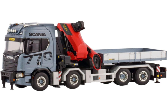 Premium Line Scania R Highline CR20H 8x2 Palfinger PK1350 TEC JIB Body / WSI 1/50 建設機械模型 工事車両