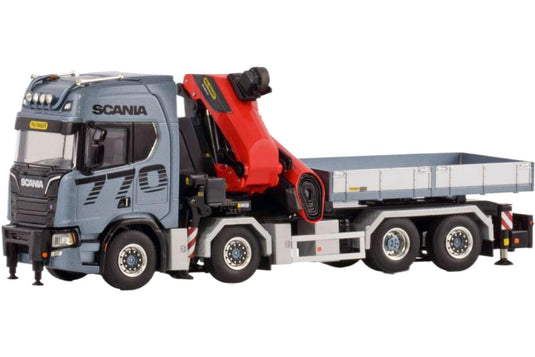 Premium Line Scania R Highline CR20H 8x2 Palfinger PK1350 TEC JIB Body / WSI 1/50 建設機械模型 工事車両