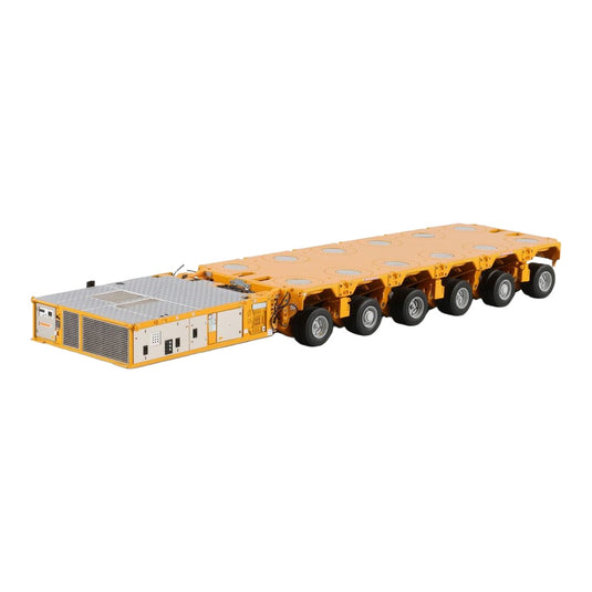 Scheuerle InterCombi SPE 6軸トレーラー イエロー / WSI 1/50 ミニカー トラック模型