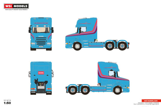 【予約】2026年発売予定 Premium Line SCANIA T5 TORPEDO TOPLINE / WSI 1/50 ミニカー トラック模型