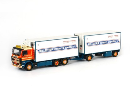 Scania 3 6x4 冷凍コンビネーション HELLESTRUP / WSI 1/50 建設機械模型 工事車両