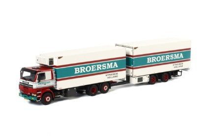 Scania 3 6x2 冷凍コンビネーション Broersma / WSI 1/50 建設機械模型 工事車両