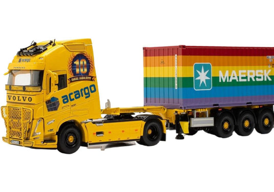 Herpa Acargo Volvo FH グローブトロッター XL トラクタヘッド / WSI 1/50 建設機械模型 工事車両