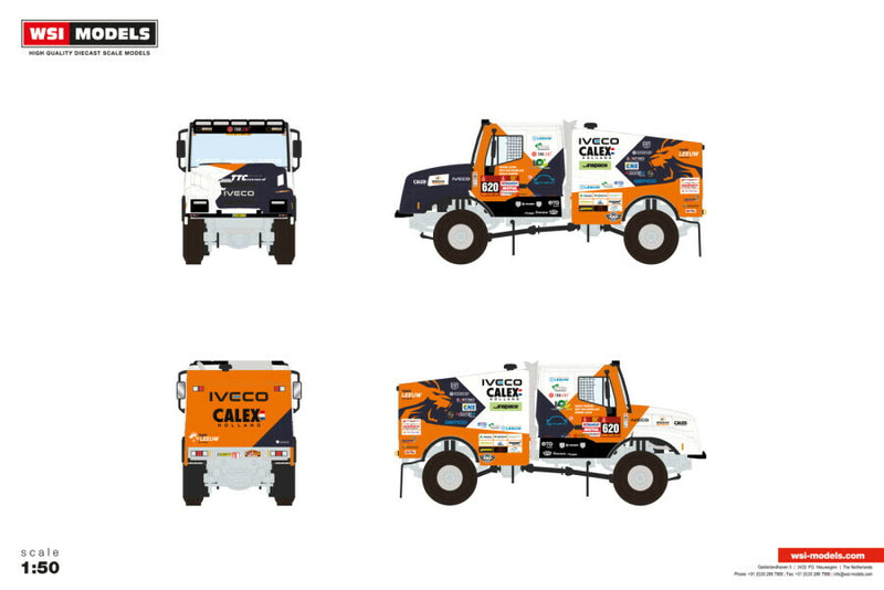 ギャラリービューアに画像をロードする, 【予約】2026年発売予定 IVECO TORPEDO RALLY Leeuw Rallysport / WSI 1/50 建設機械 模型
