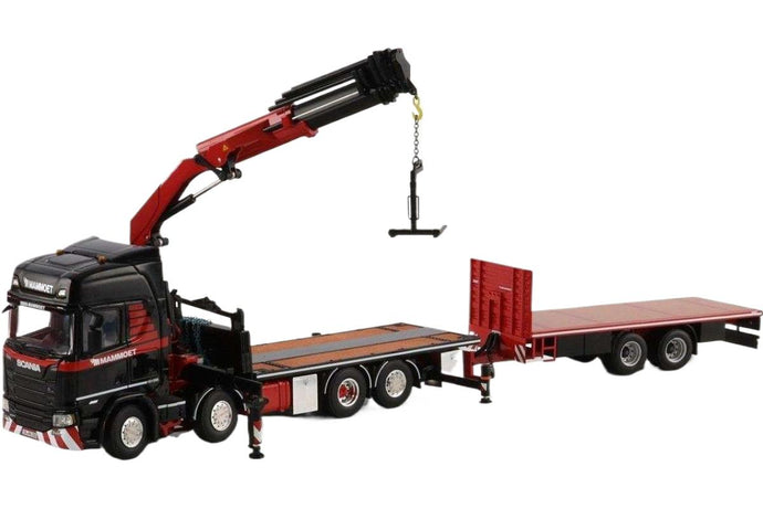 Mammoet Scania R Highline タンデムトレーラー トレーラー / WSI 1/50 建設機械模型 工事車両