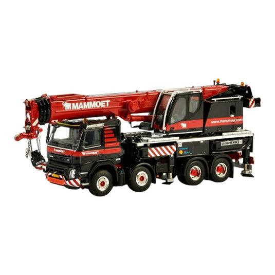 リープヘル Liebherr LTF1060-4.1 ボルボ Volvo FMX マムート MAMMOET クレーン / WSI 1/50 ミニカー 建設機械模型 工事車両