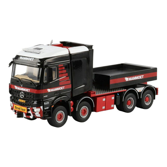 Mammoet メルセデス・ベンツ Arocs MP5 SLT ストリームスペース 8x6 バラストボックス / WSI 1/50 ミニカー トラック模型