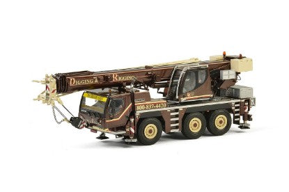 Liebherr LTM 1050-3.1 クレーン DIGGING & RIGGING / WSI 1/50 建設機械模型 工事車両