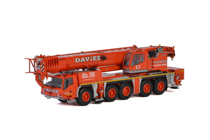 DAVIES CRANE HIRE TADANO ATF220G-5 EURO 4 モバイルクレーン/WSI 1/50 建設機械模型 工事車両